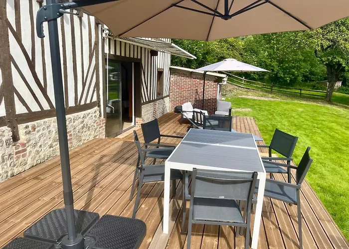 Casa de Férias Charmante Proche Village Bonnebosq