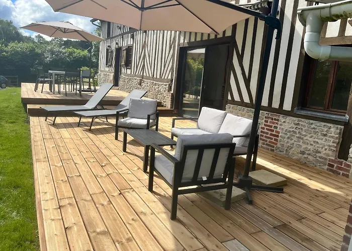 Casa de Férias Charmante Proche Village Bonnebosq